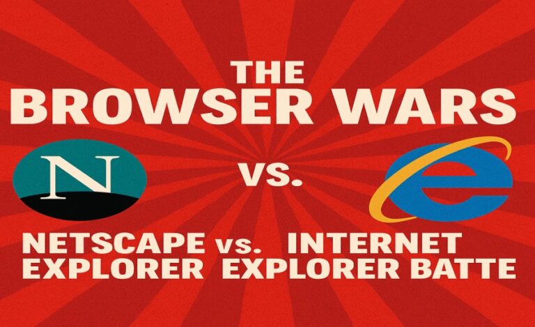 Browser Wars - Netscape vs Internet Explorer