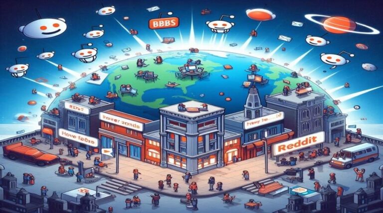 Evolution of Online Communities: From BBS to Reddit
